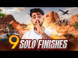 SOLO 9 FINISHES 😱🥵 | SCOUT POV