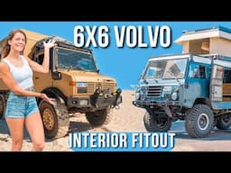 Downsizing from a 10 TON Unimog to this ONE-OF-A-KIND 6x6 Truck - Camper Interior Fitout (Week 21)