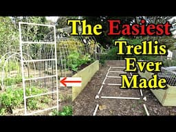 How to Build PVC Ladder Trellises in Any Shape & Size You Want (Easy Build, Assembly, & Storage)