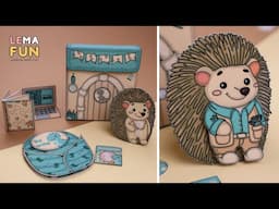 DIY Paper Toy 🦔 the Dino Explorer | Fun crafts to make at home with kids