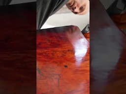 A simple step to protect any piece of wood or epoxy furniture.