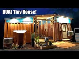 Dual Tiny House Set-up w/a Breezeway Porch- "His and Her Cottages"