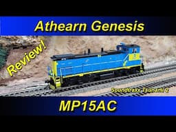 2023 REVIEW!  Athearn Genesis MP15AC with Soundtraxx Tsunami 2