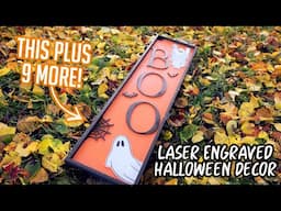 10 Laser Engraved Halloween Decor Ideas