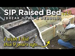 Improved: Self-watering SIP Raised Bed (Wicking Planter) Construction Tutorial & Tips