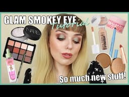 I'M BACK! Sparkly smokey eyeshadow tutorial | Auroreblogs