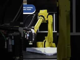 Achieve precision with intelligent adaptive sanding and #robotics - #shorts #automation #fanuc