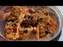 NO OVEN | GRANOLA BARS WITH INSTANT OATS | HEALTHY SNACKS