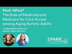 Medi-What? The Role of Medicaid and Medicare for Care Access among Aging Autistic Adults