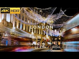 🎄World's Biggest Christmas Lights-on 2024 | Central London Christmas Lights [4K HDR]