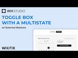 Toggle Box with MultiState Box with External Buttons | Wix Fix