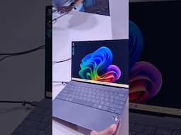 Dell XPS 13 with Snapdragon X Elite CPU with AI features, touchscreen and more #snapdragon