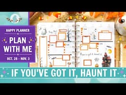 Halloween Plan With Me | Ghostly Haunt | ohelloRobin Stickers | Happy Planner