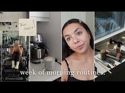 Week of Morning Routines (very realistic)