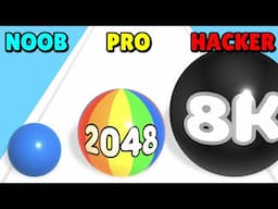 NOOB vs PRO vs HACKER in Ball Master 3D!