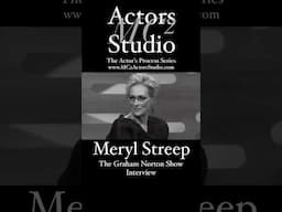 MC² Actors Studio’s The Actor’s Process: #MerylStreep The Graham Norton Show #shorts #actor #acting