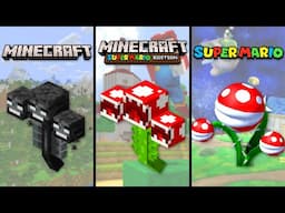 Minecraft: Super Mario Mash-up - All Mobs Comparison