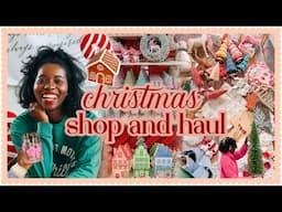 CHRISTMAS SHOP WITH ME🎄 Target, Anthropologie, World Market, Pottery Barn + Huge Decor Holiday Haul!