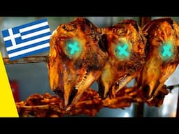 Eating Bizarre Greek Food in Athens for 24 Hours! Bizarre European Meat !!