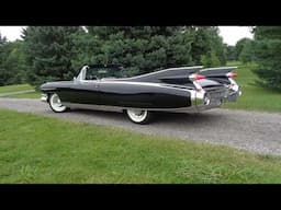 1959 Cadillac Eldorado Biarritz Convertible in Black & Ride on My Car Story with Lou Costabile