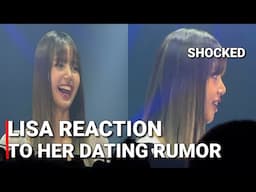 BLACKPINK LISA Reaction To Fan Question on Dating Rumors with Frédéric Arnault At Thailand Fanmeet