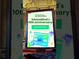 Get EdrawMind's 10th anniversary discount #productivity #discount #edrawmind #aitools #mindmapping