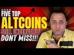 🚨 5 TOP ALTCOINS STILL VERY UNDERVALUED - WHALES & BIG PLAYERS WILL BE GETTING INTO THEM SHORTLY 🚀