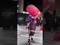 Strongman throws 300lb like bag of sweets