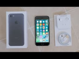 Apple iPhone 7 Unboxing  | Black