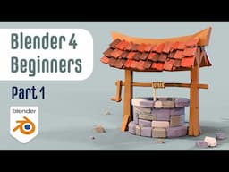 Beginner Blender 4.2 Tutorial: Modelling a Low-Poly Well - Part1