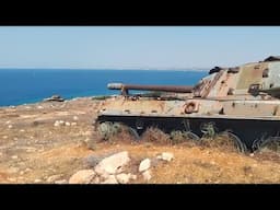 British Army Hard Target Firing Range in Cyprus (Tank Graveyard)