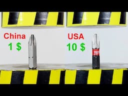 HYDRAULIC PRESS VS MOST EXPENSIVE TOOLS