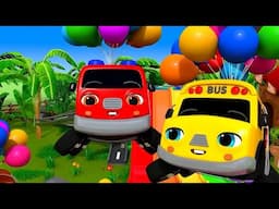 Baby Toddler Songs - Wheels on the Bus - Nursery Rhymes & Kids Songs