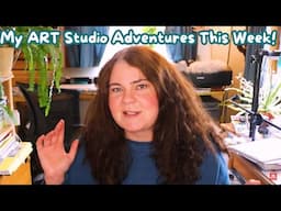 Fun Art Therapy Resources, Playing with Gouache, Knee Injury Update: An Art Studio Vlog