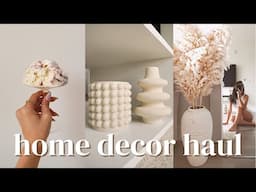 HOME DECOR HAUL + SHOP WITH ME | h&m home, target, cb2, amazon, ikea