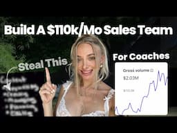 Get Unlimited Sales In Your Coaching Business [Scaling A Sales Team]