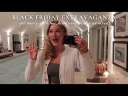 BLACK FRIDAY EXTRAVAGANZA | GRWM, A HUGE HAUL AND MY QUICK BUT EFFECTIVE WINTER WORKOUT