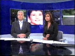 The Rory Blackhall child murder investigation, Livingston, Scotland. ITN 23 August 2005.