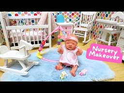 MINI REBORN NURSERY MAKEOVER FOR SILICONE BABY EMMA