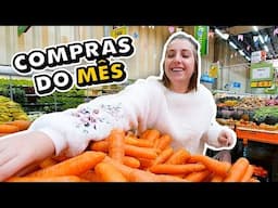 DIA DE MERCADO, COMPRAS DO MÊS E ORGANIZAÇÃO DOS ARMÁRIOS! #VlogDaJulia