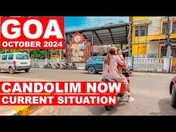 Goa | Candolim Beach Road - October - 2024 | Situation Update | Cafe's | Goa Vlog | North Goa |