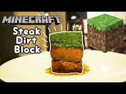 Minecraft Dirt Block From Steak :0