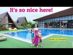 A Nice and Cozy Swimming Pool Resort. Marxlen and Aleida's Swimming Playtime Fun Video! Water Play!