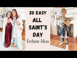 20 Quick and EASY All Saint's Day Costumes