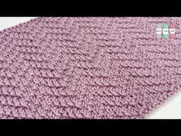 How to Knit Chevron Seed Stitch