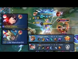 FANNY HYPER CARRY!! MY TEAMMATE TROLLS IN RANK GAME (2 RETRIBUTIONS) | MLBB