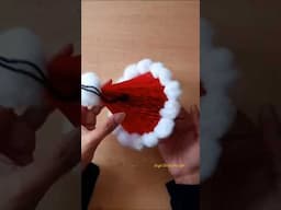 Best Santa Cap Making Idea/ charismas cap #diy #christmas #craft #shorts #trending #art