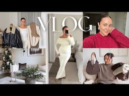 VLOG - FashionNova Haul, SHEIN Winter Haul, Holiday Outfits, Christmas Decor & Single in your 30's