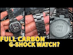 Forged Carbon on a watch? What does it even mean? GCWB5000UN-1 G-SHOCK WATCH weighs only 67 grams!