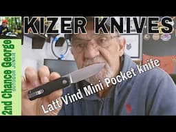 Unboxing And Review Of The Kizer Knives MiniLatt Vind Pocket Knife - Perfect Gift !